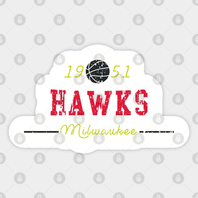 Milwaukee Hawks Sticker by HomePlateCreative